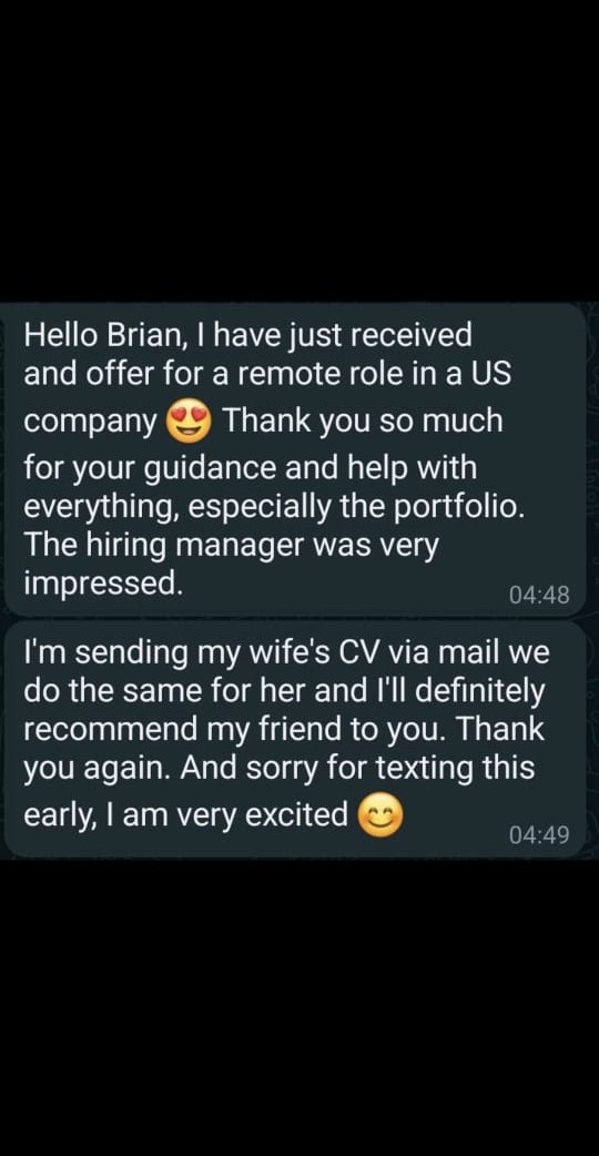 LinkedIn testimonial screenshot